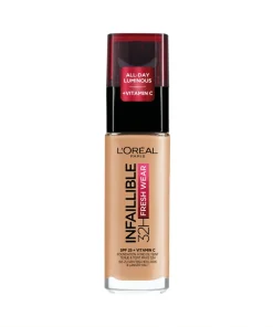 L’Oréal Paris Fondotinta Liquido Infaillible 32H, 250 Sable eclat